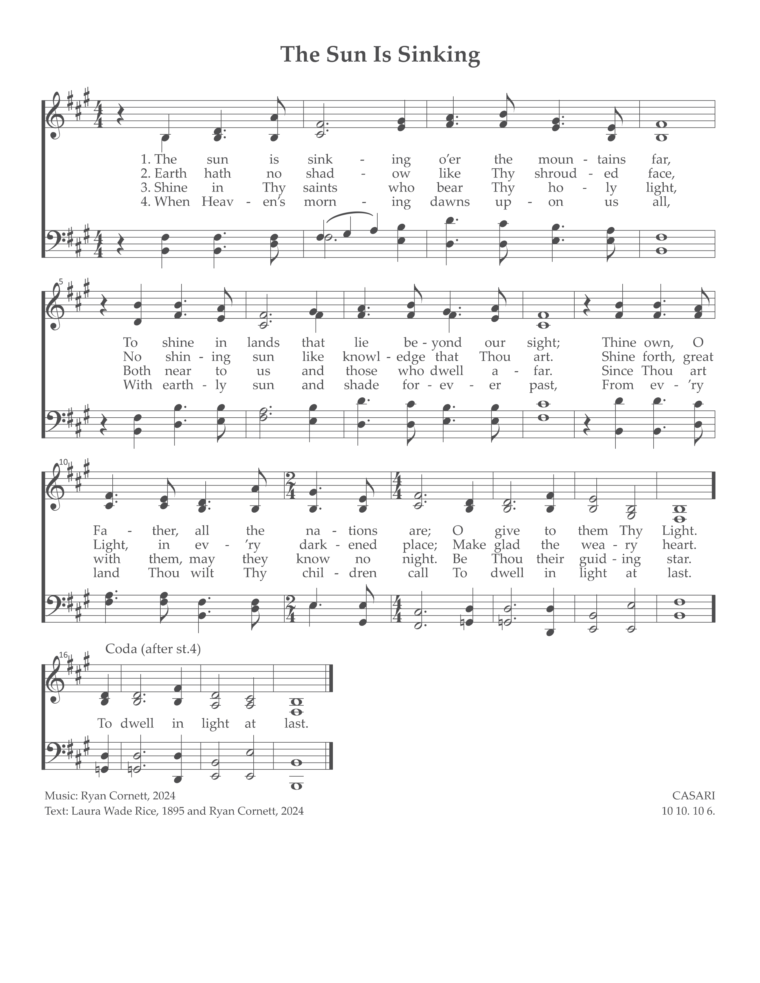 Sheet music